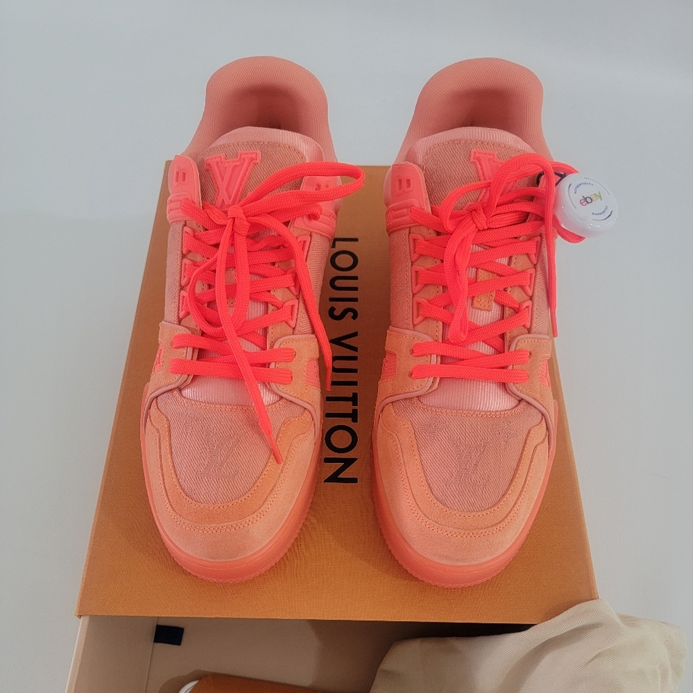 Louis Vuitton x Virgil Abloh Trainer Sneaker Peche 1A8KCQ